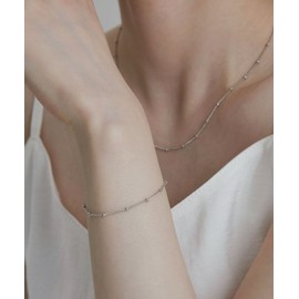 Gold&Deer 14KGP point line bracelet yellow gold / 골드앤디어 14KGP 포인트 라인 팔찌 옐로우골드