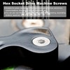 PATIKIL #8-32 x 1 Inch Flat Head Socket Cap Screws