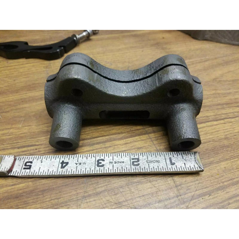 harley Nos Handlebar Risers Clamp Two Piece handlebars Panhead FLH