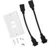 2 Ports HD Multimedia Interface 2.0 Wall Plate 4K 60Hz