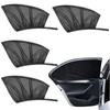 4 Pcs Universal Car Side Window Sun Shades Net, Car