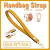 AIMALL Leather Litchi Pattern Cowhide Puppy Buckle Wrist Strap, 7.48