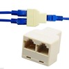 VizGiz 4 Pack RJ45 Splitter Connector Adapter 1 to 2