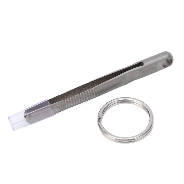 Portable Tweezer, EDC Mini Keychain Tweezer Titanium Alloy Portable TC4