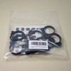 ajile QHC132x10-FBA Double Gripping Plastic Hose Clamps Black Pipe Clamp