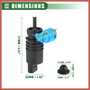 ACROPIX Windshield Washer Pumps with Grommet, Windshield Washer Fluid Pump