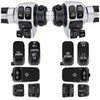 Cyreedom Morotcycle Black Handlebar Control Button Caps Handlebar Switch Housing