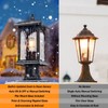 2 Packs Dusk to Dawn Outdoor Post Light with Pier