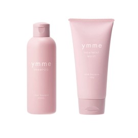 [Color-care Shampoo Treatment Set Designed by Women Beautician] Colorfast, Luxurious Formulated Ingredients, Salon Born Shampoo & Moist Treatment [ymme] (6.8 fl oz (200 ml) (5.9 fl oz (150 ml)