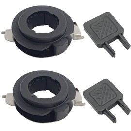 SAHENITEANA 2 adaptadores de Foco LED H7 con Adaptador H7 Llave de instalación H7, Soporte de retención H7, Soporte de Base