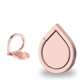 Smart Phone Ring, Thin, Holding Ring, Magnet, Water Drop Shape, Stand Function, One Hand Operation, 360 Rotation, Strong Adhesion, Metal, Compatible with Car Holder, Compatible with Tablets,