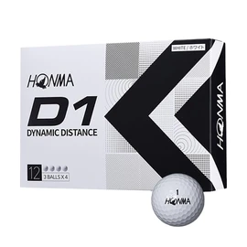 Honma Golf Ball D1 D-1 BT2201 2-Piece Soft Ionomer Distance Golf Ball 1 Dozen 12 Balls Cost-Effectiveness Honma Golf Honma HONMA/BT2201/White