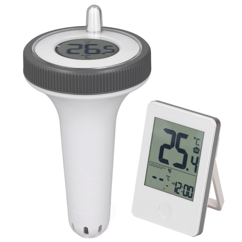Wireless Pool Thermometer LCD Display 0.1℃ Accuracy Waterproof Digital Floating