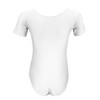 Aquarti Girls' Short-Sleeved Ballet Suit, Plain - 140