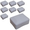 SKIR'CO Fence Post Caps Rectangular Grey Plastic Caps 60 x