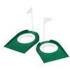 SUPVOX 2pcs Indoor Golf Putting Cups Flags for Enhanced Accuracy