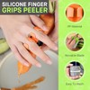 EZONEDEAL Fruit Peeler Ultra Sharp Double Finger Peeler Cutter Fruit