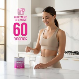 VALARA Myo Inositol Y D-Chiro Inositol En Polvo Relación 40:1 Mujer 240 g, 60 porciones, Suplemento Alimenticio para Mujeres, Uso Diario, Sin Sabor