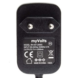 MyVolts 5.7 V EU Power Supply Compatible with Roland TR-8S Rhythm Performer