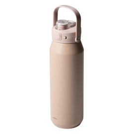 CBJAPAN Water Bottle, One-Touch Open, 3.3 gal (1 L) Beige, Direct Drinking, Vacuum Insulated, Double Layer Construction, Stainless Steel Bottle, One-Touch Active Bottle, 1000 holms