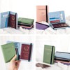 SamHeng Airplane Passport Holder, Universal Passport Cover with Card Slot