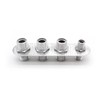 4 Port Aluminum Firewall Heater and A/C Bulkhead Inline