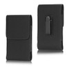 DFV mobile - Leather Flip Belt Clip Metal Case Holster
