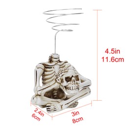 CAIRIAC Air Plant Holder Unique Resin Skeleton Stand Tillandsia Planter Container for Airplants, Home & Office Decor on Desk, Tabletop, Shelf Display for Air Plants Lovers