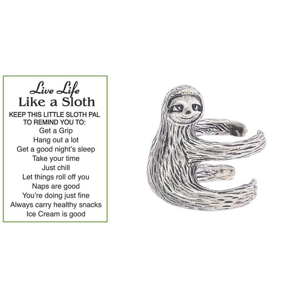 Ganz Get A Grip Sloth Gifts Charm Pocket Token with Story Card ~ 1 Token & Card