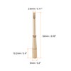 sourcing map 3pcs Mini Bracelet Screwdriver 2.8mm Titanium Steel Slotted