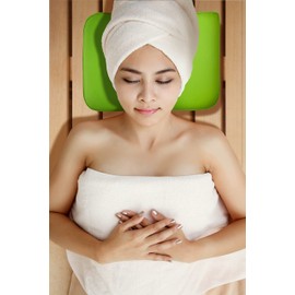 Original Sauna Cushion Premium Made of High-Quality Artificial Leather Handmade in Germany Best Hygiene Properties Apple