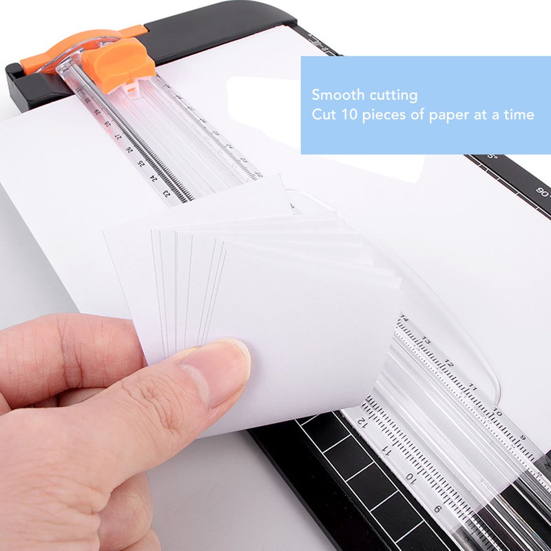 Paper Cutter 12in A4 Office Trimmer Crafting Scrapbooking Tool with