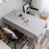 Home Brilliant 6ft Table Cloth, Solid Checker Tablecloth, Table Covers