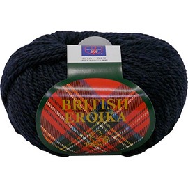 Puppy British Eroica Wool Yarn, Extra Thick Col.102 Blue, 1.8 oz (50 g), Approx. 28.7 ft (83 m) 10000032