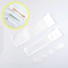 Mini Brush Cover Portable Travel Makeup Brush Brush Cover Type Translucent Flat Slim Vinyl Case / 미니 브러시 커버 휴대용 여행용 메이크업 브러쉬 붓 덮개형 반투명 납작 슬림 비닐 케이스