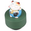 Music Box Round Shape Fortune Cat Style Pleasing Melody Exquisite