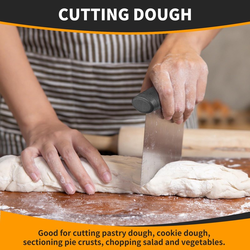 ALLTOP Bench Scraper & Chopper for Kitchen - Ideal Baking