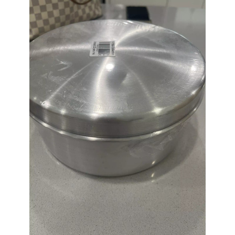 JACHNUN Aluminum Bowl Pot Cookware Original Traditional 20cm 7.87in