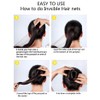 5 Pcs Ballet Bun Nets for Women - Invisible Elastic