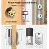HEANTLE Smart Deadbolt Lock: Keyless Entry Door Lock with Fingerprint