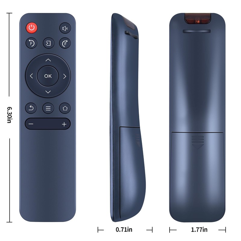 MOVHEIYL Replacement Remote Control for WiMiUS P61 Smart Projector