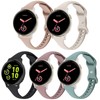 TUCOMO 5 Pack Slim Silicone Watch Bands Compatible with Garmin