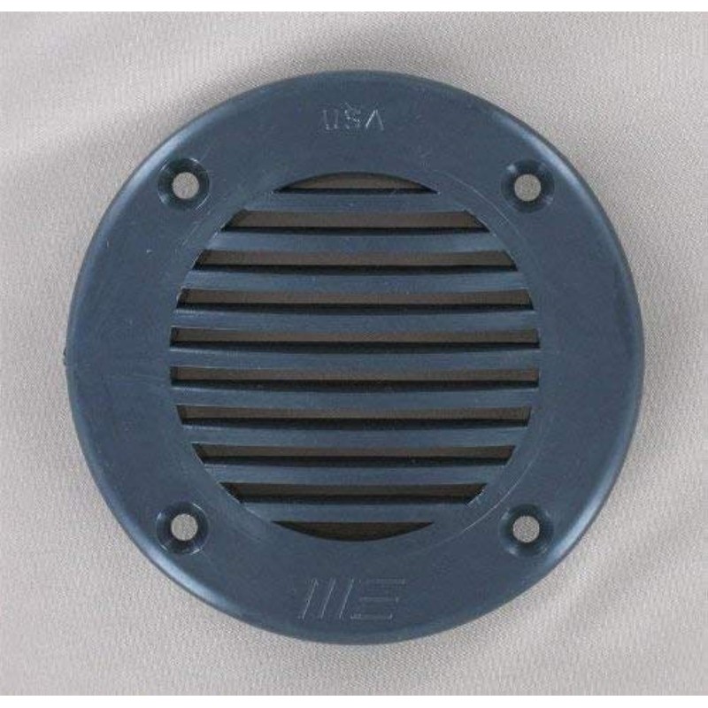 Replacement Boat Parts Black 2" louvered Vent