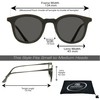 proSPORT Reader Sunglasses Men and Women +2.00 Full Lens No