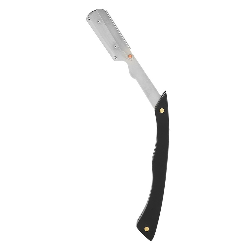 Foldable Beard Clipper Handle Reusable Stainless Steel Safety Manual Straight