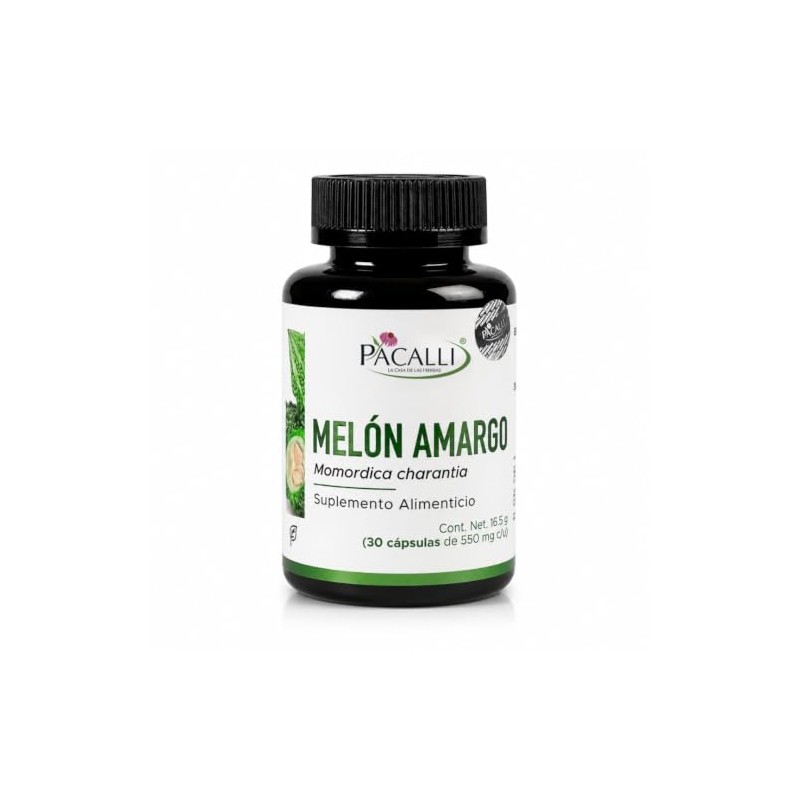 PACALLI Melón Amargo 30 Cápsulas de 550mg - Momordica charantia