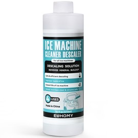 EUHOMY Ice Machine Cleaner Descaler, 16 Fl OZ Ice Maker Cleaner (4 Uses Per Bottle), Ideal Universal Descaling Solution for All Brands Ice Maker, Single Use Coffee and Espresso Machines
