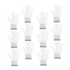 Mipcase 12 Pairs Fingertip Static Nylon Gloves for Industry Precision
