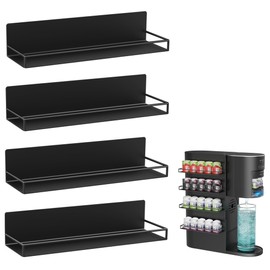 DEMEGA Flavor Pods Holder for Ninja Thirsti, 4-Pack Stackable Organizer Holds 20 Pods Storage Rack for Ninja Thirsties Drink System Soda Machine Syrup Holder Accessories