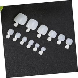 Healeved Nail Patch Stickers 600pcs Toenail Stickers in 12 Styles Nail Art Tool for Easy Manicure Nail Design